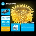 Aigostar - LED Zunanja božična veriga 100xLED/8 funkcij 13m IP44 topla bela