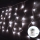 Aigostar - LED Zunanja božična veriga 100xLED/8 funkcij/3xAA 8x0,4m IP44 hladno bela