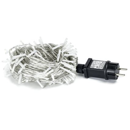 Aigostar - LED Zunanja božična veriga 150xLED/8 funkcij 18m IP44 hladno bela