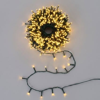 Aigostar - LED zunanja božična veriga 2000xLED/8 funkcij 103m IP44 topla bela