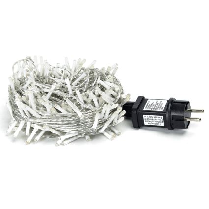 Aigostar - LED Zunanja božična veriga 200xLED/8 funkcij 23m IP44 topla bela