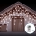 Aigostar - LED Zunanja božična veriga 200xLED/8 funkcij 3xAA 13x0,6m IP44 hladno bela