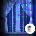 Aigostar - LED Zunanja božična veriga 200xLED/8 funkcij 3xAA 5x2m IP44 multicolor