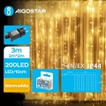 Aigostar - LED Zunanja božična veriga 200xLED/8 funkcij 5x2m IP44 topla bela