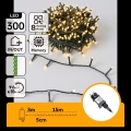 Aigostar - LED Zunanja božična veriga 300xLED/8 funkcij 18m IP44 topla bela