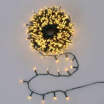 Aigostar - LED Zunanja božična veriga 300xLED/8 funkcij 18m IP44 topla bela