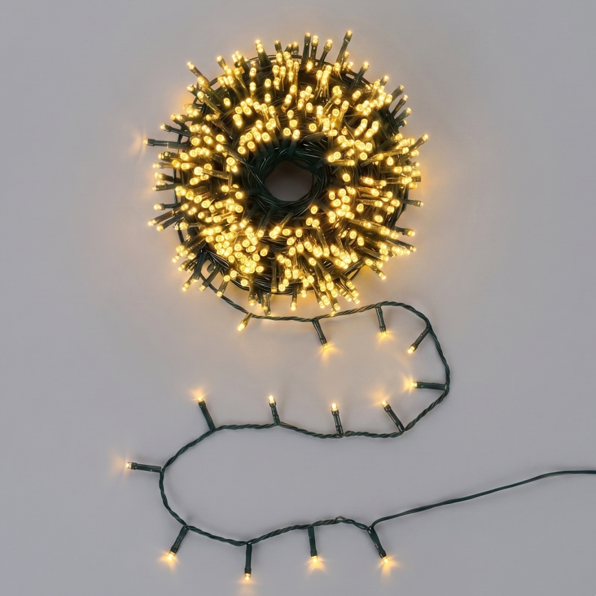 Aigostar - LED Zunanja božična veriga 300xLED/8 funkcij 18m IP44 topla bela