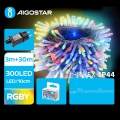 Aigostar - LED Zunanja božična veriga 300xLED/8 funkcij 33m IP44 multicolor