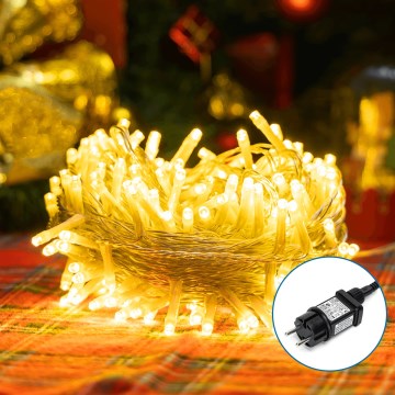 Aigostar - LED Zunanja božična veriga 50xLED/8 funkcij 8m IP44 topla bela
