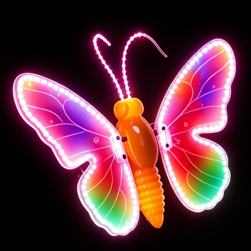 Aigostar - LED zunanja dekoracija 162xLED 42 cm IP44 metulj/večbarvno
