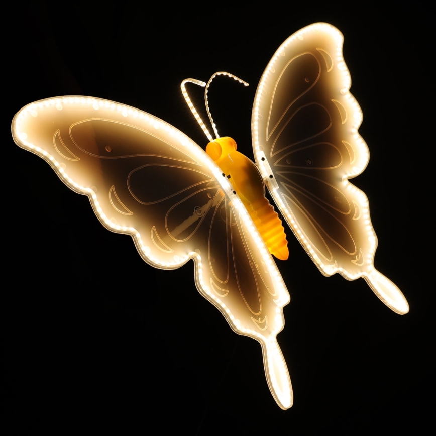 Aigostar - LED zunanja dekoracija 306xLED IP44 topla bela metulj