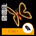Aigostar - LED Zunanja dekoracija 504xLED IP44 topla bela metulj