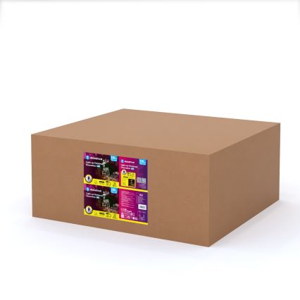 Aigostar - Zunanja LED dekoracija LED/3,6W/31/230V 2700K 90/45cm IP44 sob z sankami