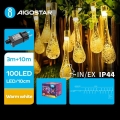 Aigostar - LED Zunanja dekorativna veriga 100xLED/8 funkcij 13m IP44 topla bela