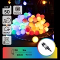Aigostar - LED zunanja dekorativna veriga 50xLED/8 funkcij 5 m IP44 večbarvna