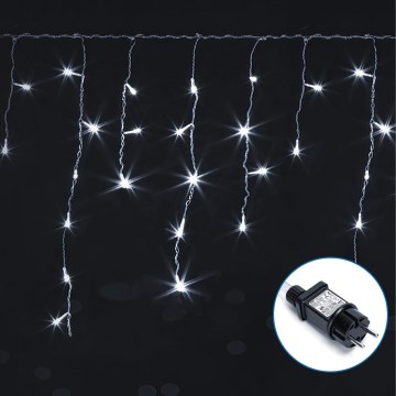 Aigostar - LED Zunanja dekorativna veriga 75xLED/6W/230V 15x0,6m IP44 hladno bela