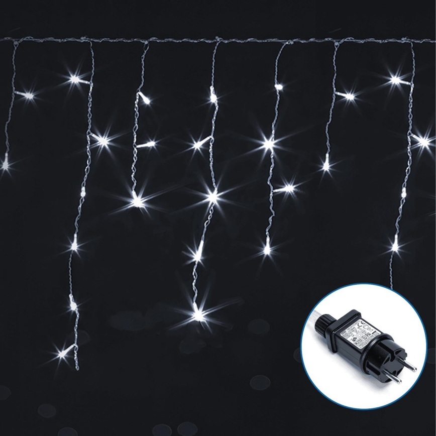 Aigostar - LED Zunanja dekorativna veriga 75xLED/6W/230V 15x0,6m IP44 hladno bela