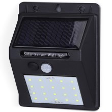 Aigostar - LED Zunanja solarna svetilka s senzorjem LED/1,11W/5,5V IP65