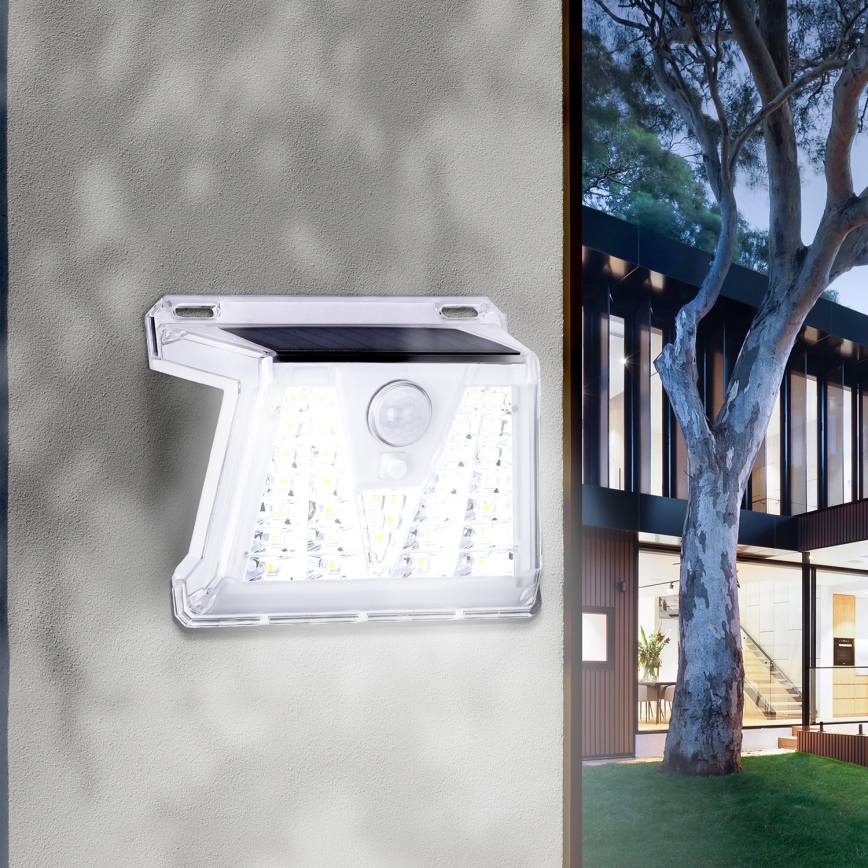 Aigostar - LED Zunanja solarna svetilka s senzorjem LED/1,48W/3,7V IP65 1200 mAh