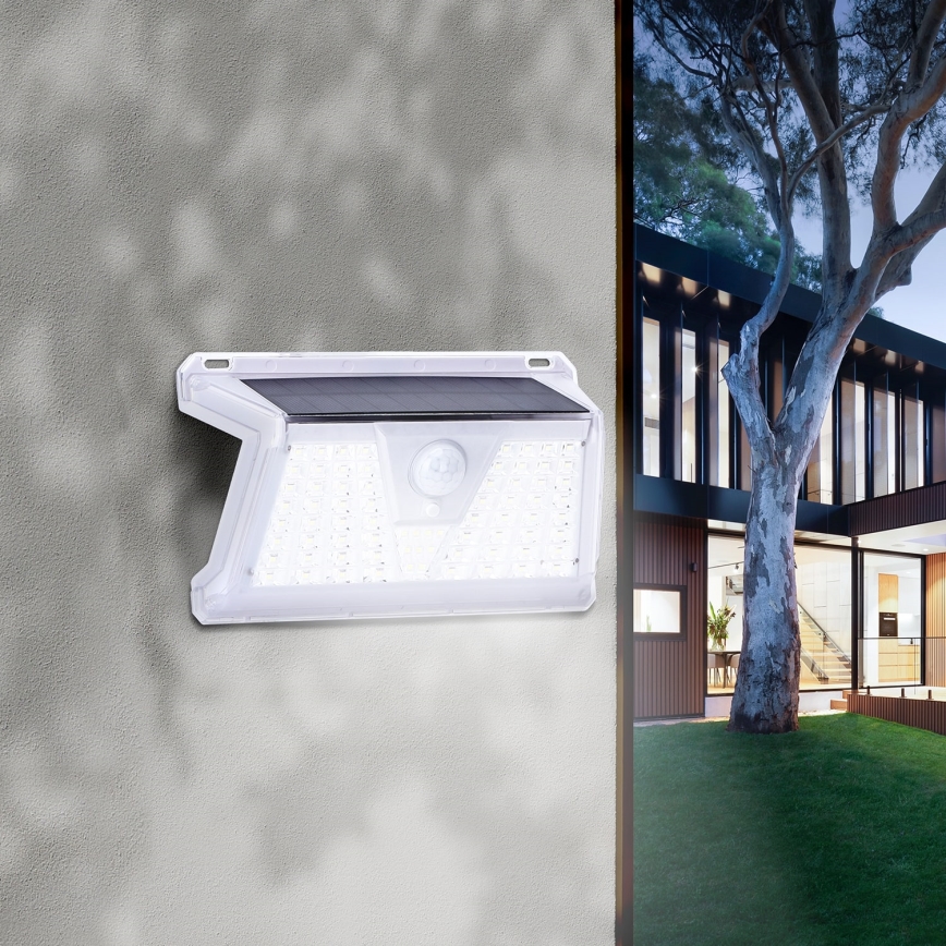 Aigostar - LED Zunanja solarna svetilka s senzorjem LED/2,4W/5V 1200 mAh IP65