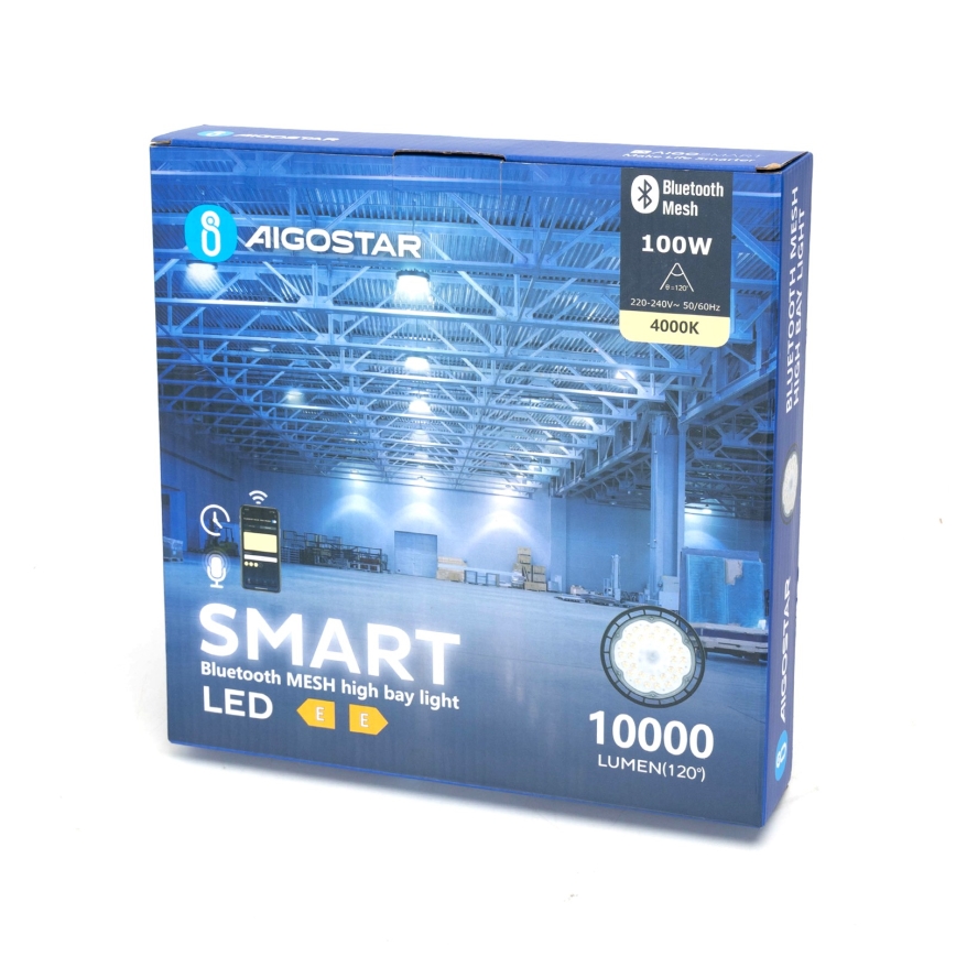 Aigostar - LED Industrijska zatemnitvena zunanja svetilka MESH High Bay LED/100W/230V 4000K IP65
