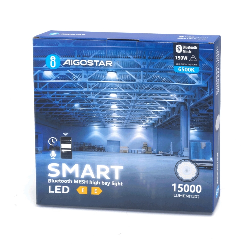 Aigostar - LED Industrijska zatemnitvena zunanji svetel MESH High Bay LED/150W/230V 6500K IP65
