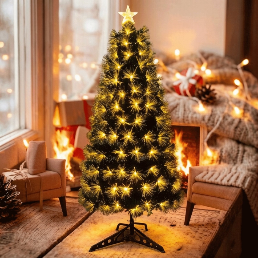 Aigostar - LED zunanji božični drevesce 55xLED/8 funkcij 0,6 m IP44 topla bela