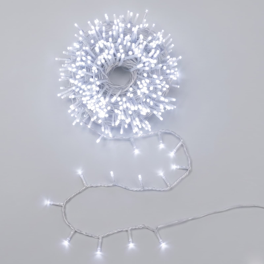 Aigostar - LED zunanji božični lučni niz 200xLED/8 funkcij 13 m IP44 hladna bela