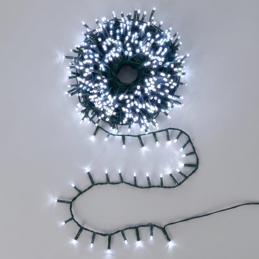 Aigostar - LED zunanji božični lučni niz 500xLED/8 funkcij 13m IP44 hladna bela