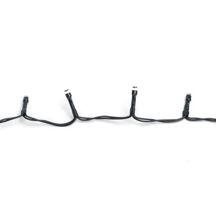 Aigostar - zunanji božični LED niz, 100 LED, 8 funkcij, 3×AA, 5,3 m, IP44, večbarven