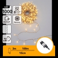 Aigostar - LED zunanji božični niz 1000xLED/8 funkcij 103m IP44 topla bela