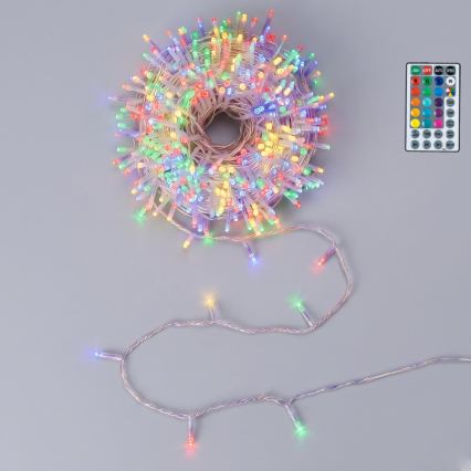 Aigostar - LED Zunanji božični niz 100xLED/7 funkcij 4xAA 10,3m IP44 večbarven + daljinski upravljalnik