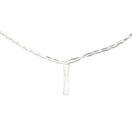 Aigostar - LED zunanji božični niz 100xLED/8 funkcij 13m IP44 hladna bela