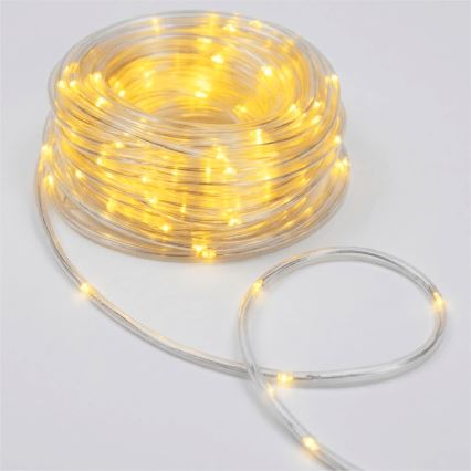 Aigostar - LED zunanji božični niz 100xLED/8 funkcij 3xAA 10,3m IP44 topla bela