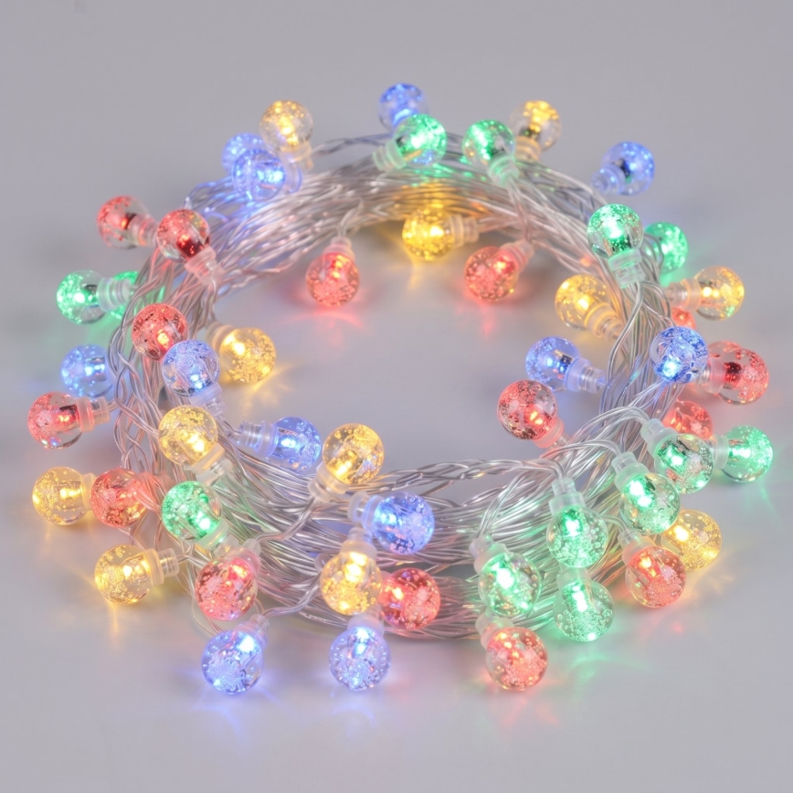 Aigostar - LED zunanji božični niz 100xLED/8 funkcij 3xAA 10,3m IP44 večbarvno