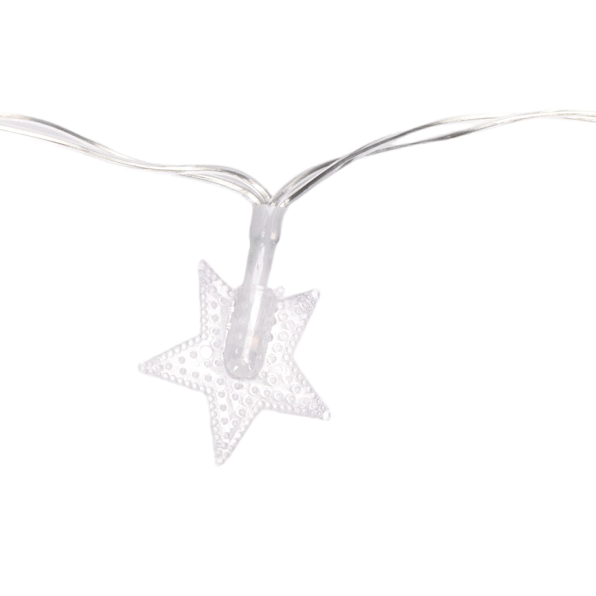 Aigostar - LED zunanji božični niz 100xLED/8 funkcij 3xAA 10 m IP44 hladna bela