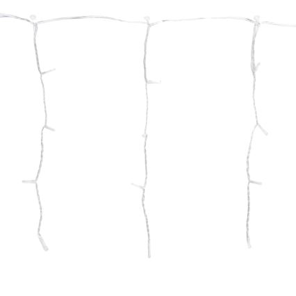 Aigostar - LED zunanji božični niz 100xLED/8 funkcij 5x0,4m IP44 topla bela