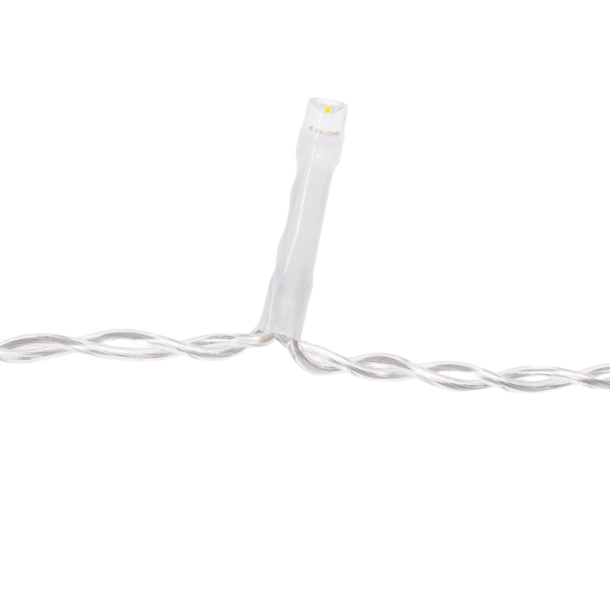 Aigostar - LED zunanji božični niz 100xLED/8 funkcij 5x0,4m IP44 topla bela