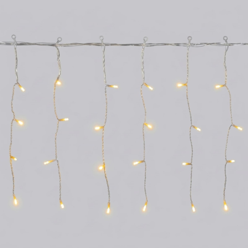 Aigostar - LED zunanji božični niz 100xLED/8 funkcij 8x0,4m IP44 topla bela