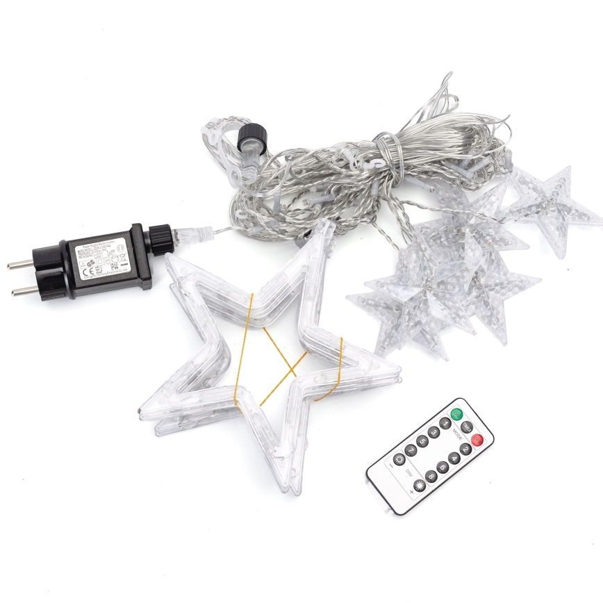 Aigostar - LED zunanji božični niz 120xLED/8 funkcij 3x0,6 m IP44 topla bela + daljinski upravljalnik