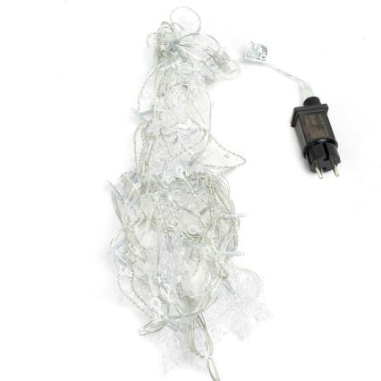 Aigostar - zunanji LED niz 120xLED/8 funkcij 3x0,7m IP44 hladna bela + z daljinskim upravljalnikom