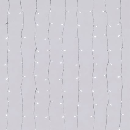 Aigostar - LED zunanji božični niz 120xLED/8 funkcij 3,9x1,2m IP44 hladno bela
