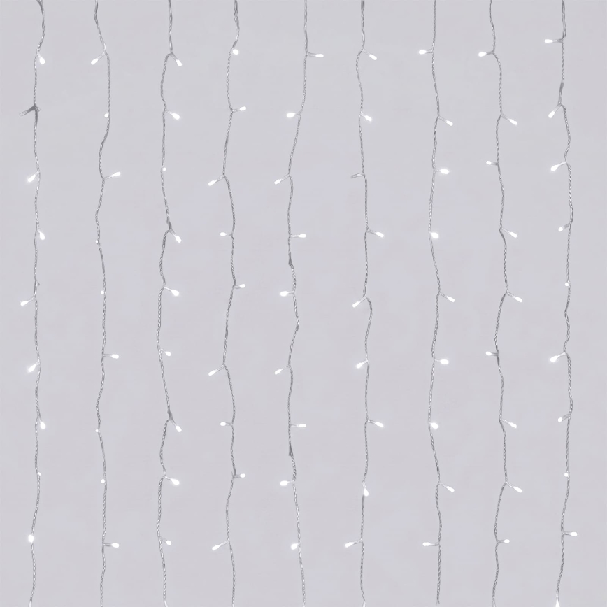Aigostar - LED zunanji božični niz 120xLED/8 funkcij 3,9x1,2m IP44 hladno bela