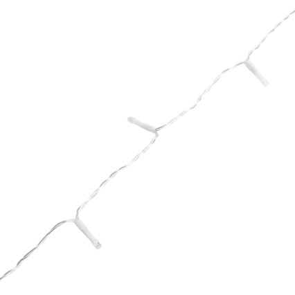 Aigostar - LED zunanji božični niz 120xLED/8 funkcij 3,9x1,2m IP44 hladno bela