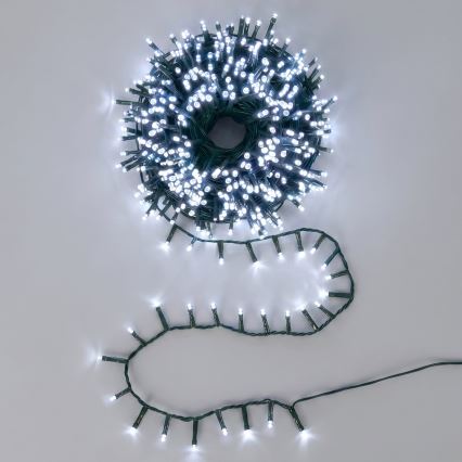 Aigostar - LED zunanji božični niz 1500xLED/8 funkcij 33m IP44 hladna bela
