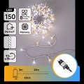 Aigostar - LED Zunanji božični niz 150xLED/8 funkcij 18m IP44 topla bela/hladna bela