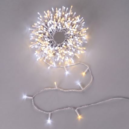 Aigostar - LED Zunanji božični niz 150xLED/8 funkcij 18m IP44 topla bela/hladna bela