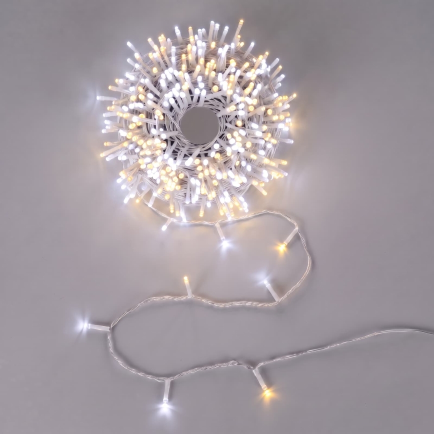Aigostar - LED Zunanji božični niz 150xLED/8 funkcij 18m IP44 topla bela/hladna bela