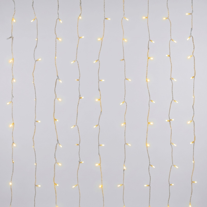 Aigostar - LED zunanji božični niz 192xLED/8 funkcij 3xAA 4,5x1,2m IP44 topla bela
