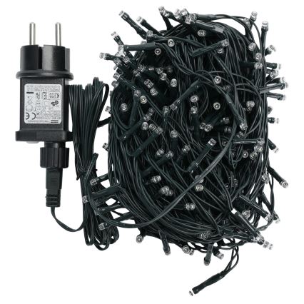 Aigostar - LED zunanji božični niz 200xLED/8 načinov 20m IP44 hladno bela